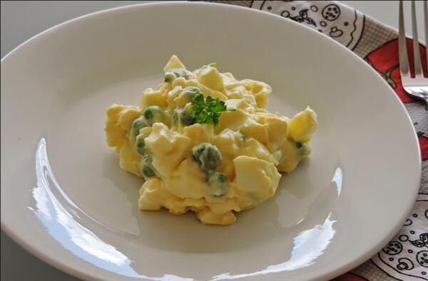 salada de maionese com ovo