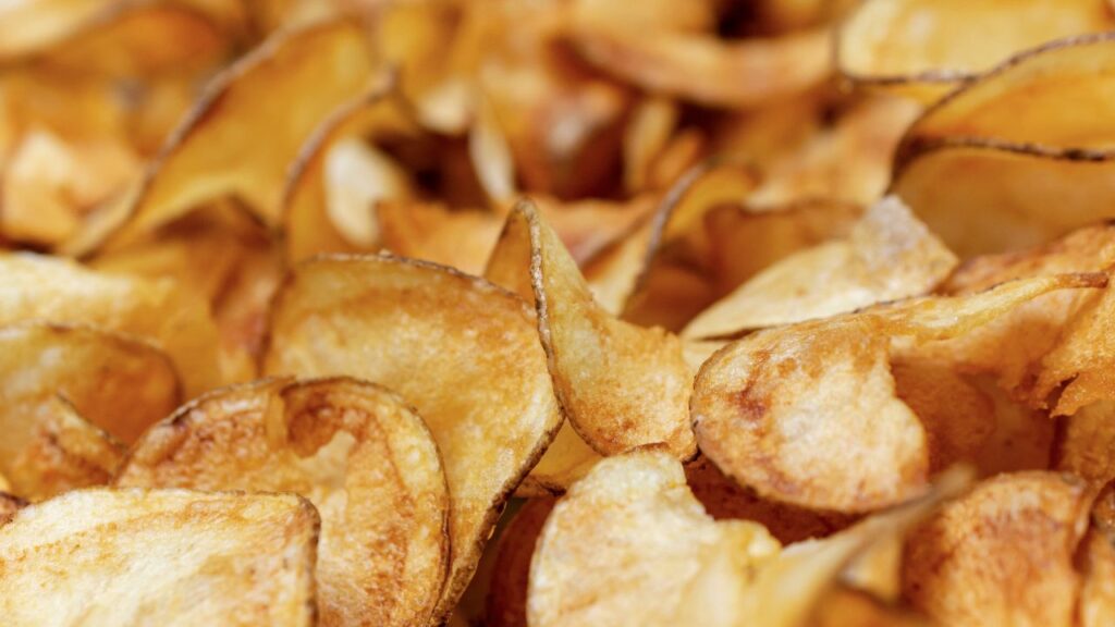 Batata Doce Chips na Air Fryer
